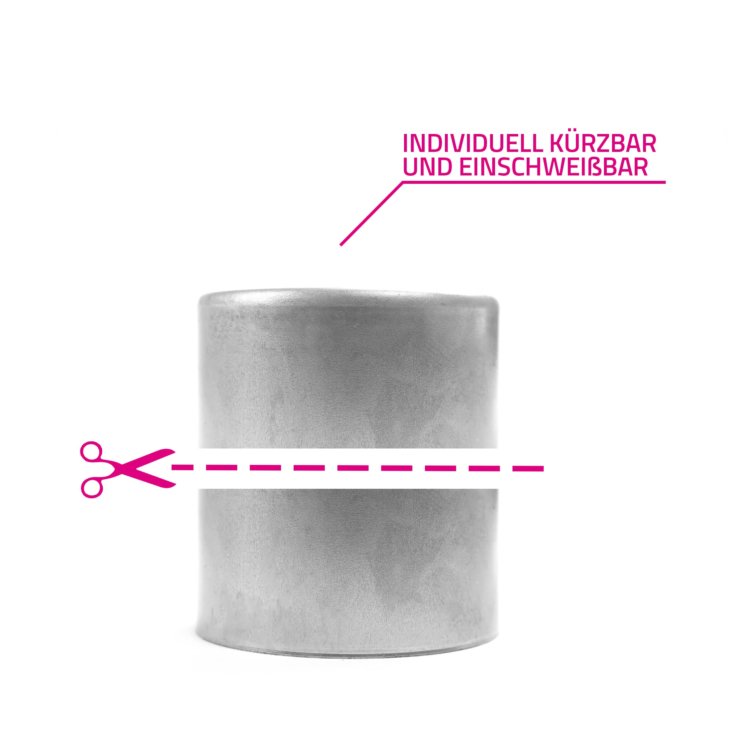 NovaNox German Engineering – króciec do wlewu zbiornika aluminium do spawania króciec wlewu paliwa i spawalniczy akcesoria do samochodów ciężarowych – średnica zewnętrzna 80 mm