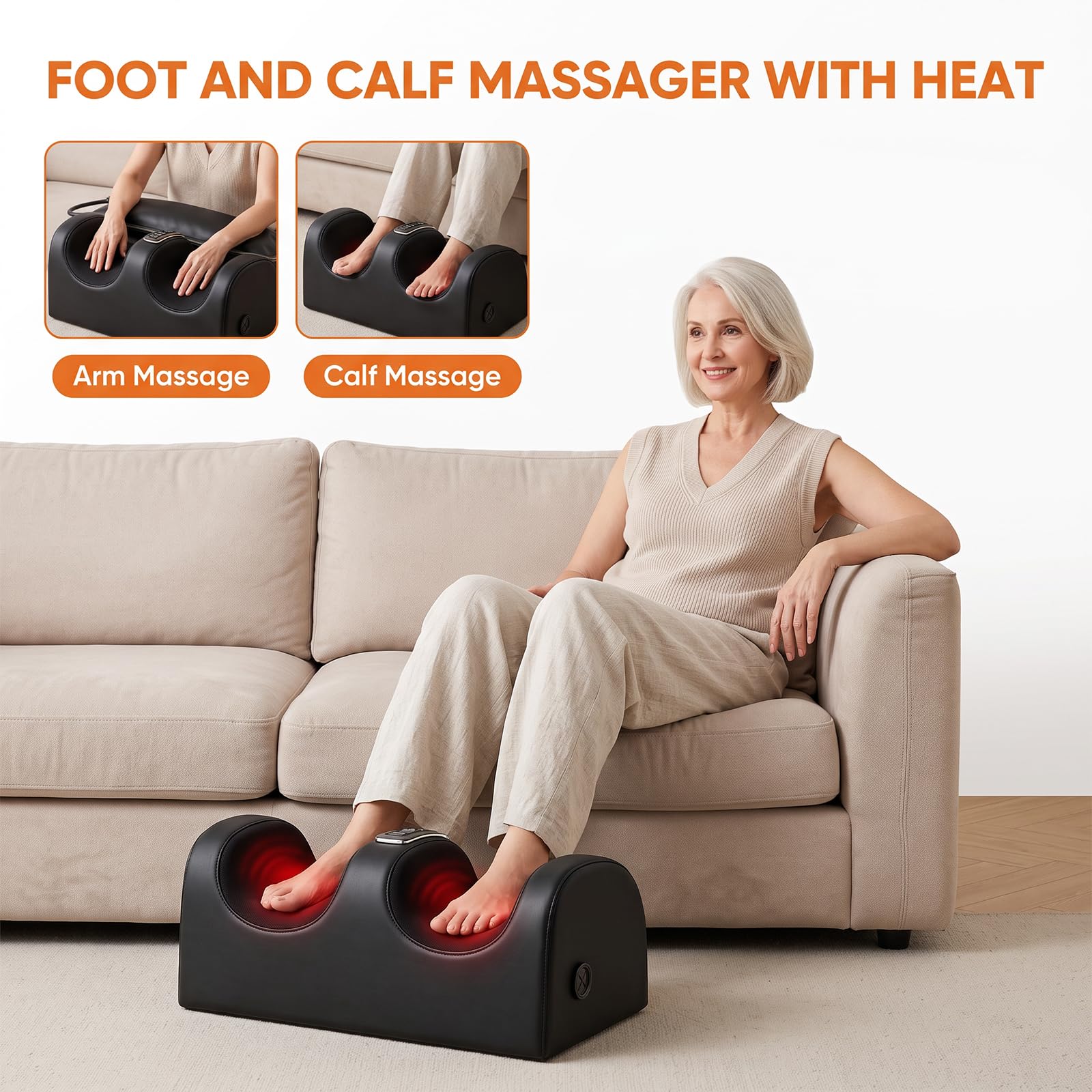 Tapis de massage pour tout le corps avec fonction chauffante, massage du