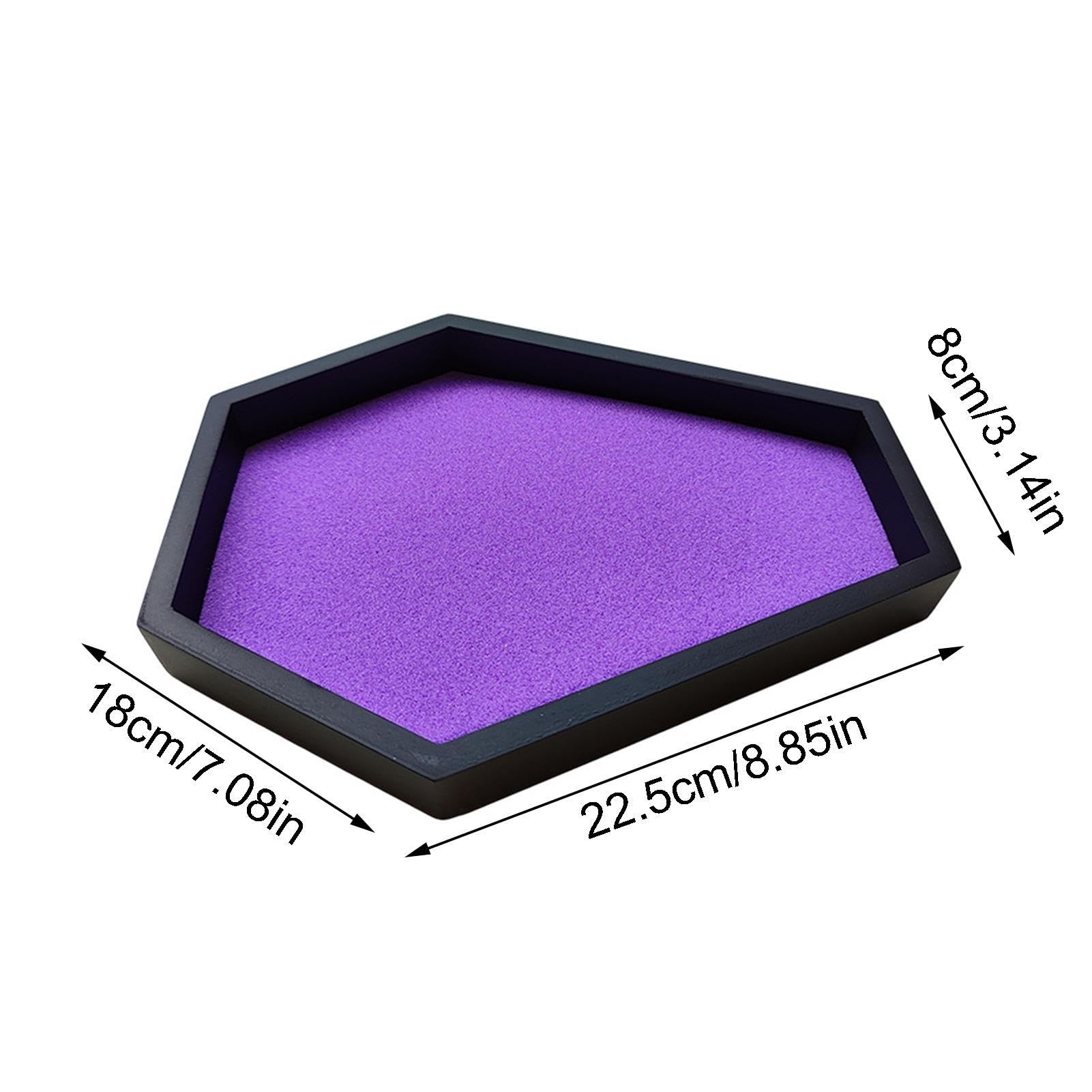 CEFRECO Jardin Zen Cercueil Avec Sable Rouge – Mini Kit De Jardin Zen Unique Pour Bureau – Décoration