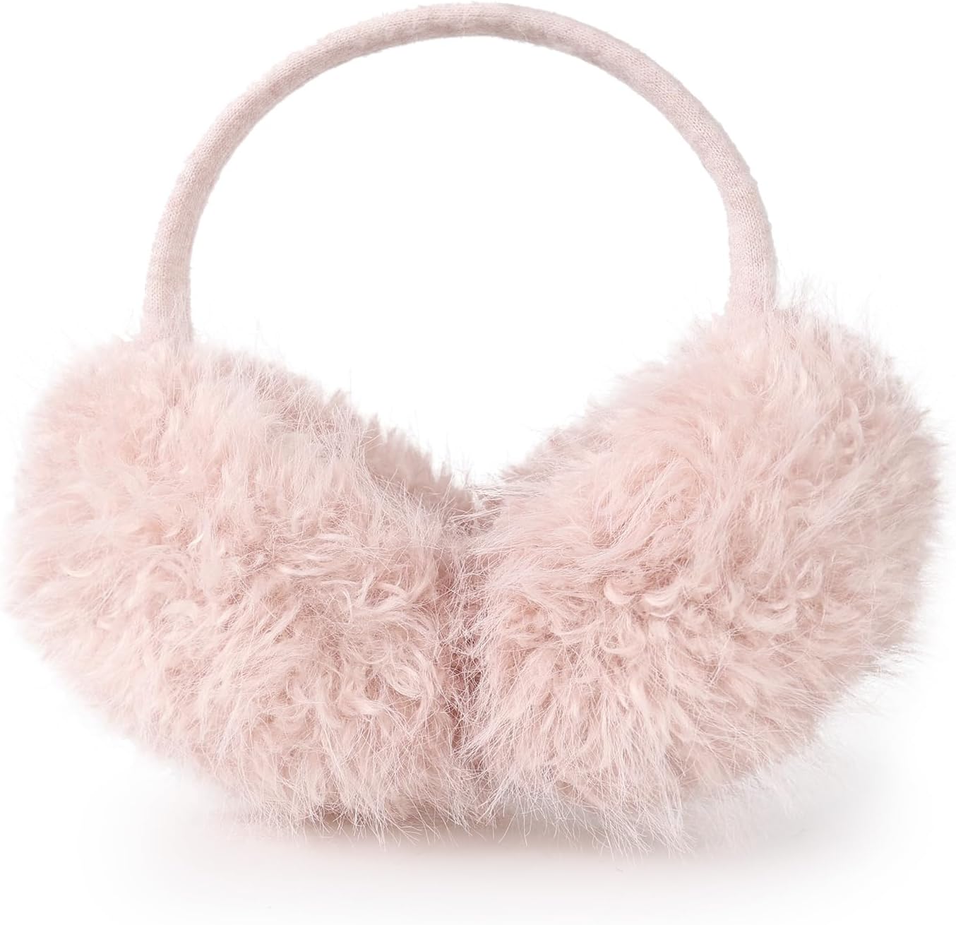 Surblue Cute Winter Earmuffs Faux Fur Outdoor Ear Warmer Foldable Ear Covers