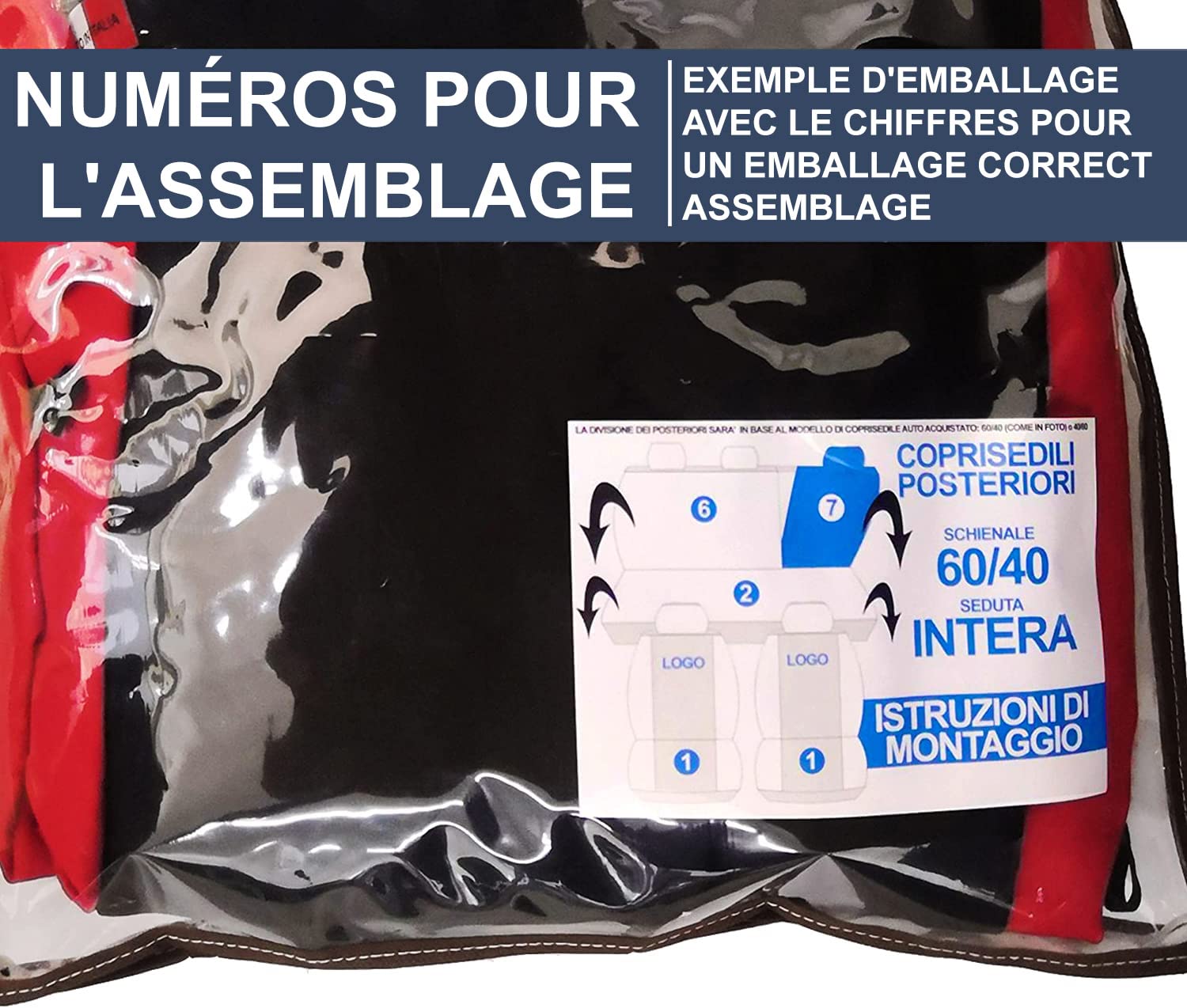 Auto Accessori Lupex Fundas de Asiento para Coche compatibles Ibiza, Color Negro, Made in Italy, Juego de Fundas para Asientos Delanteros y Traseros, Logo Bordado, Airbag Compatible
