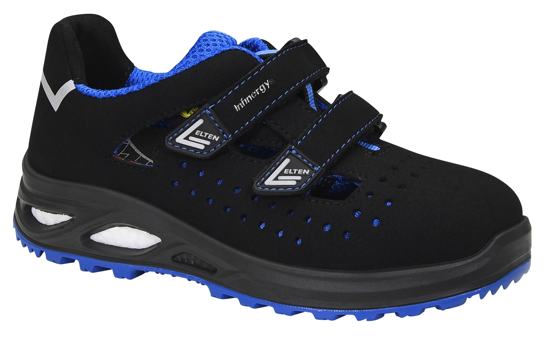ELTEN Impulse Lady XXTL Blue Easy ESD S1PS | Sicherheitsschuhe für Damen & Herren, Stahlkappe, leicht, atmungsaktiv