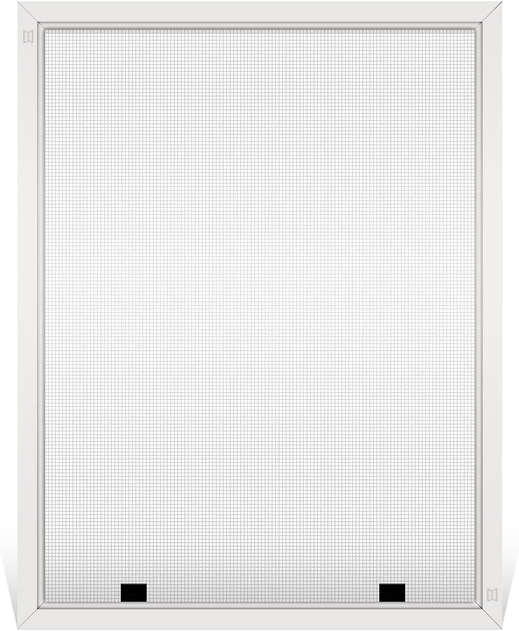 Custom Assembled Windows Screen (Aluminium Steel mesh, White)