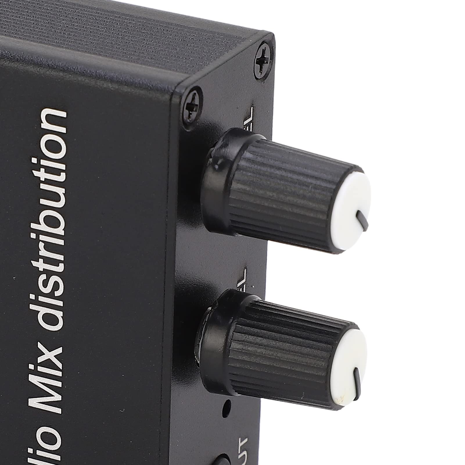 Marhynchus Mini Audio Distribution Mixer mit Netzteil, 100‑240 V 2 in 2 Out Stereo Magnifier Distributor Audio Zubehör