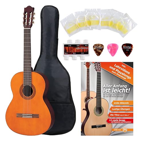 Yamaha Guitare de concert C40 Natur avec kit d'accessoires