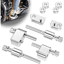 PBYMT 1inch &1.5inch Driver Floorboard Extensions Kit Fit for Harley Touring Road Glide Street Glide Electra Glide Road King 2009-2024 FL Trikes 2009-2013 Chrome