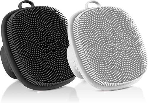 Cepillo de limpieza facial de silicona, cepillo de lavado facial de silicona, cepillo manual impermeable, limpieza para el cuidado de la piel,