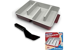 Baker's Edge Brownie Tin: The Original Edge-to-Edge Brownie Pan
