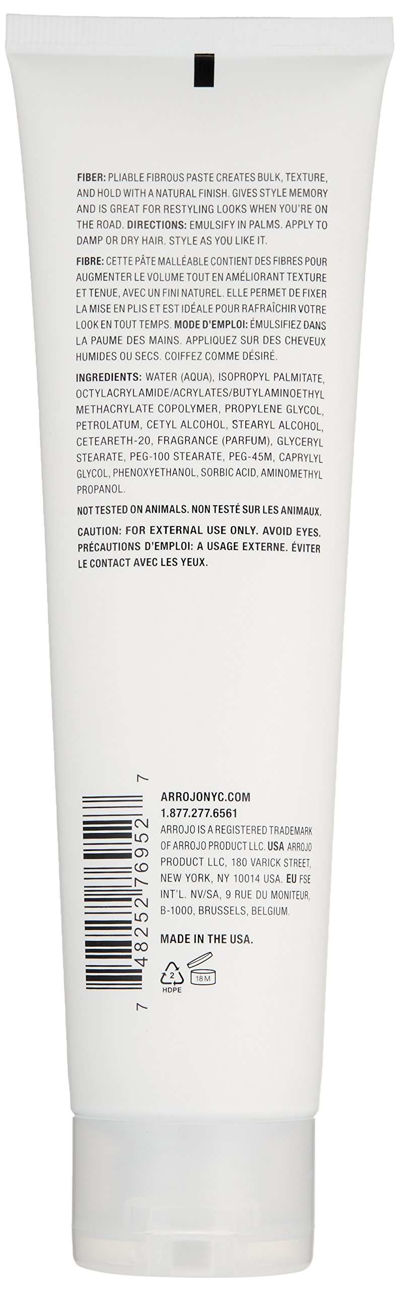Arrojo Fiber Hair Styling Paste (5.1 oz)