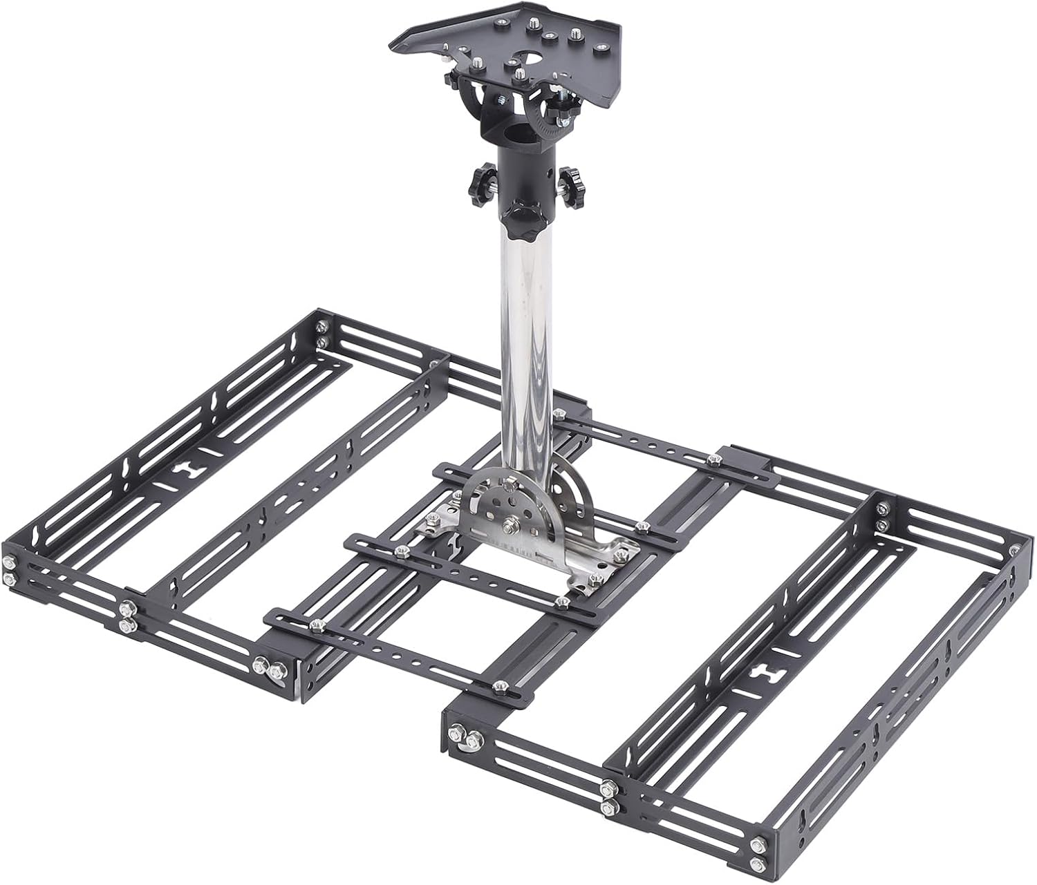 360° Rotation 160° Tilt Roof Mount Bracket for with Eight Brick Compartments, Aluminum Alloy Weatherproof Base fit Car Van Truck RV Boat Marine Standard e