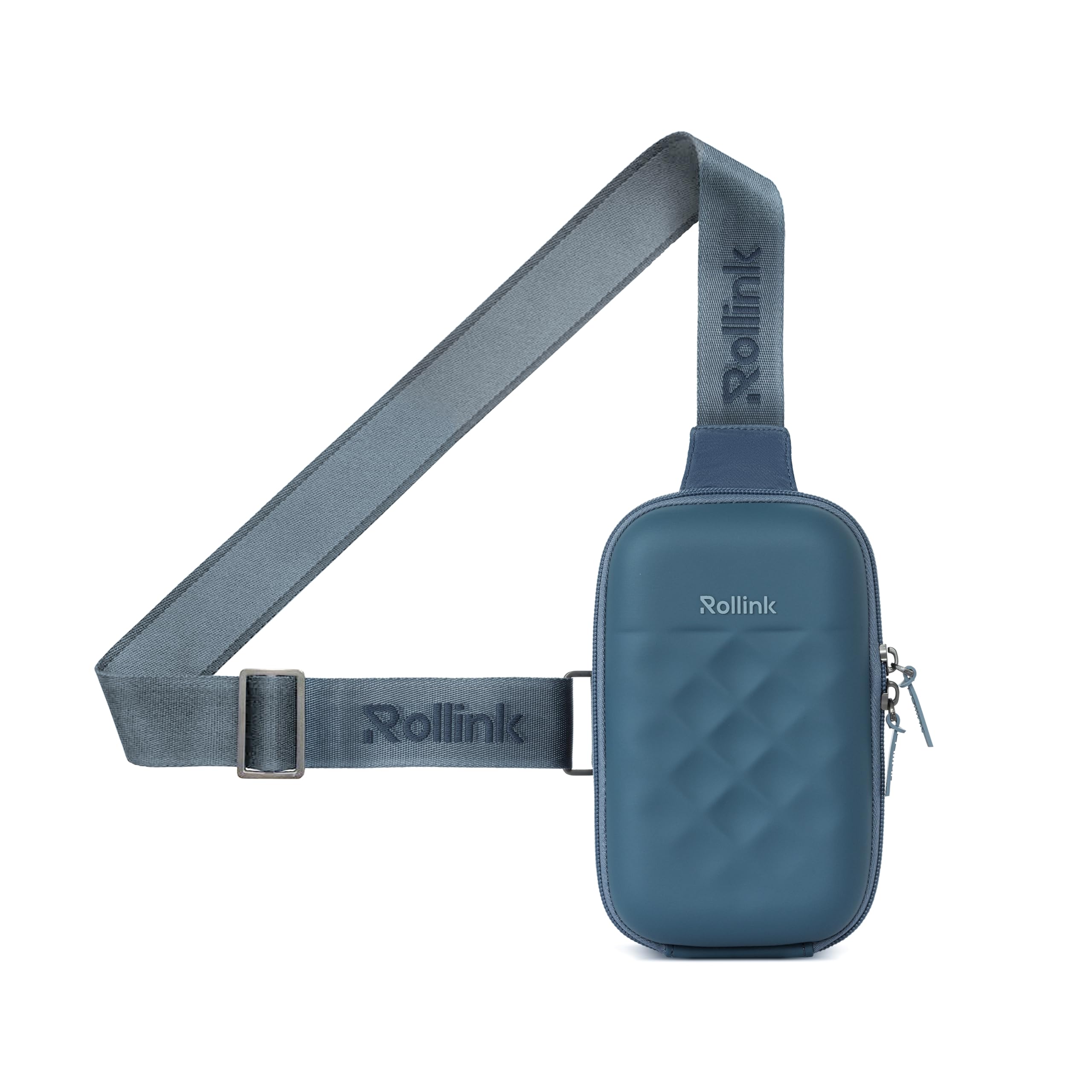 ROLLINK Mini Bag Go - Marsupio a tracolla da uomo, resistente, con guscio rigido, antifurto, resistente a tagli e tagli, impermeabile