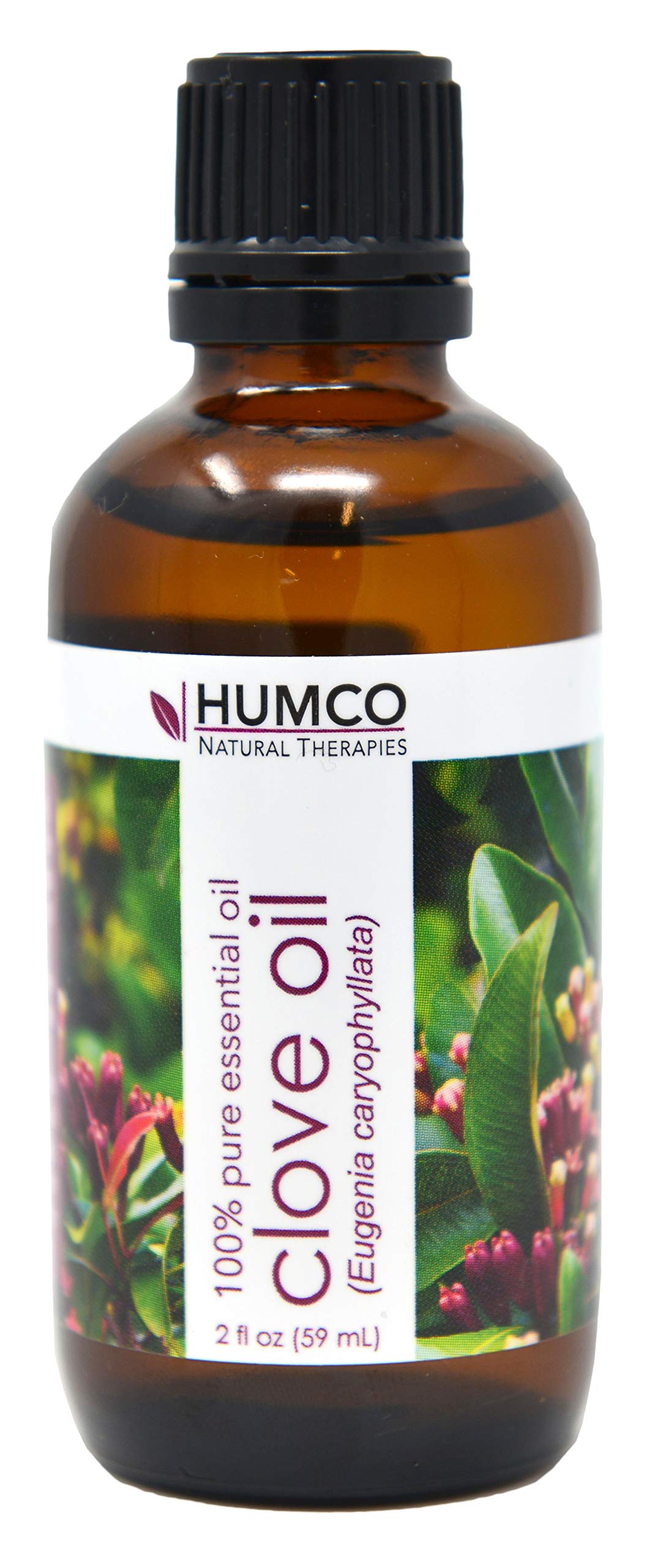 Humco Natural Therapies CLOVE Oil with Dropper, 2 Oz,-100% Pure Essential Oil - Improve Appearance of Skin, Use as a Hair Volumizer, Moisturize Dry Skin