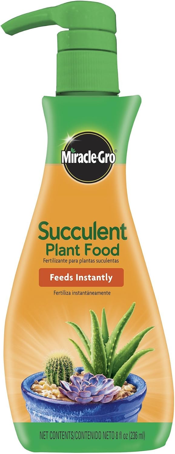 Miracle-Gro Succulent Plant Food, 8 oz., For Succulents including Cacti, Jade, and Aloe