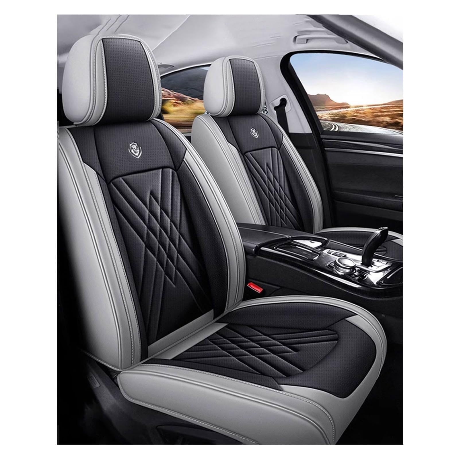 Housses De Siège Voiture Pour Fiat 500/500C/500E/Abarth 500 (2007-2022) - Protection Confortable