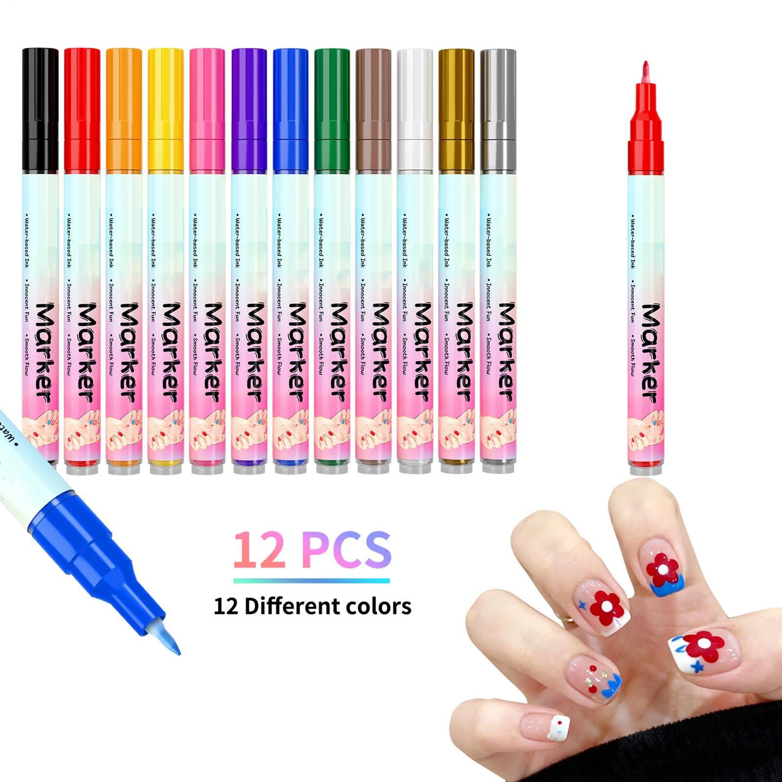 Nagellack Marker 24 Farben Maniküre Werkzeug