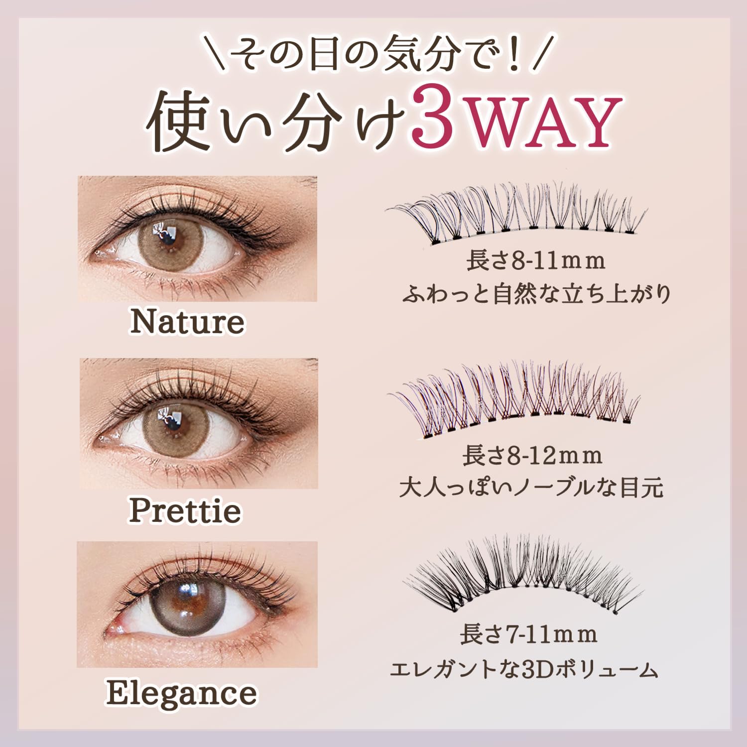 Amazon | IAURA アイマグネットラッシュ ナチュラルタイプ 3way アイ