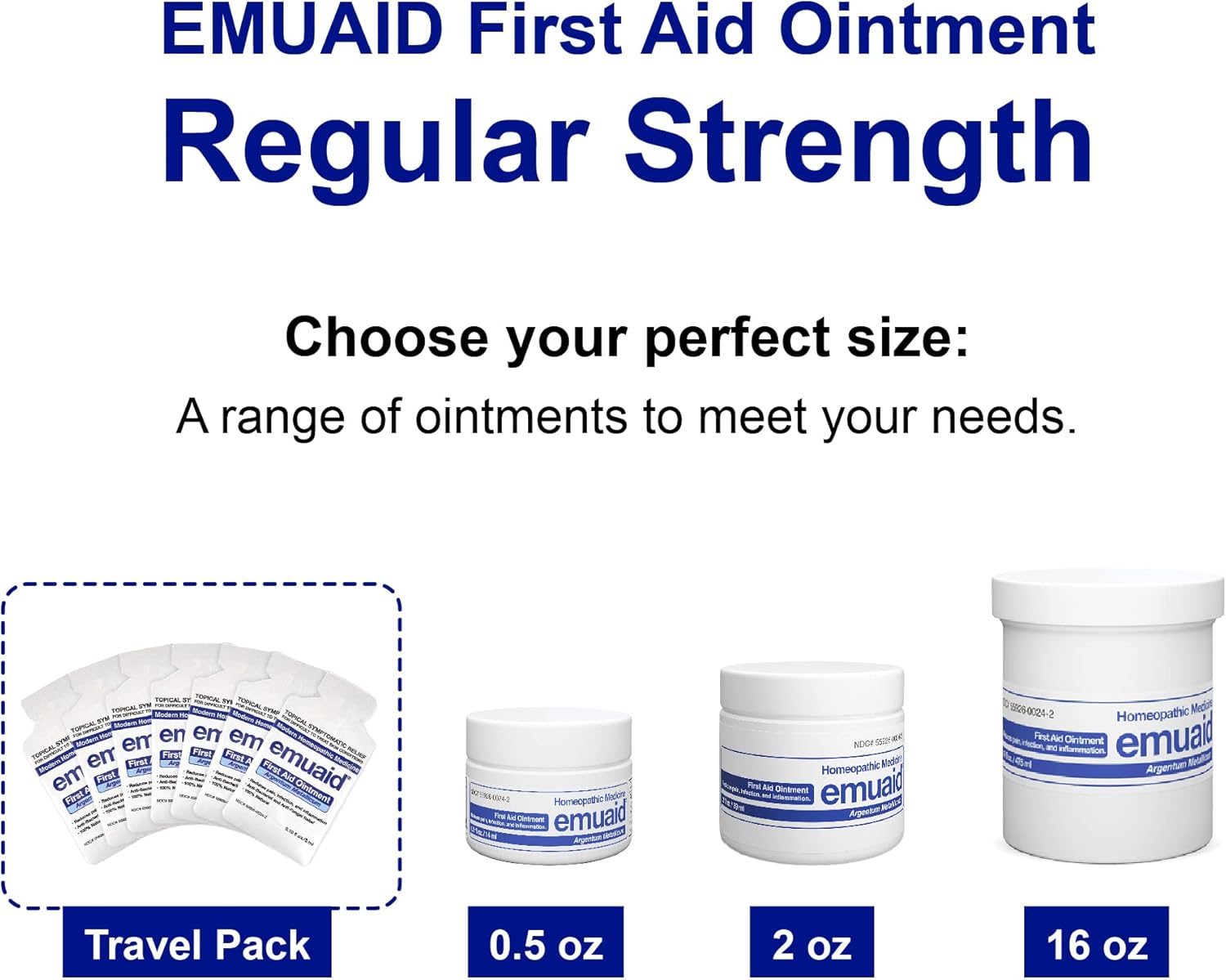 emuaid 30-Day Travel Pack Ointment – Convenient Single-Use Packets for Eczema Athlete's Foot, Psoriasis, Jock Itch, Rash, Skin Yeast Infections & Anti-Itch Solution - 30 Pack, 0.10 oz Each