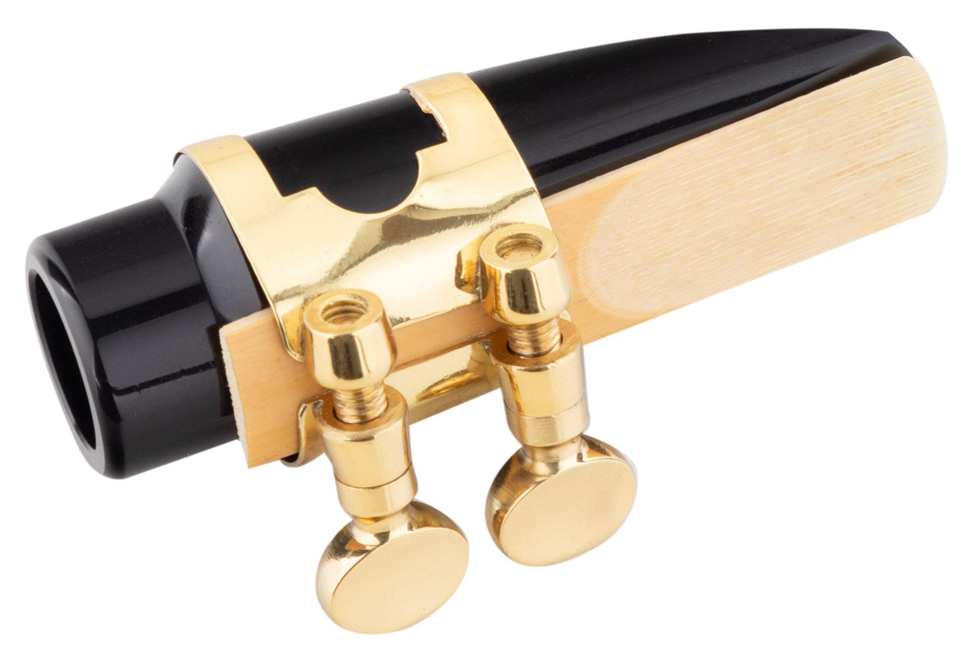 LSS-20Lc Saxofón Soprano lacado, Saxofón soprano curvado de latón | Lacado transparente, Llave de fa agudo, Llave de sol agudo, Sonido potente y redondo, Respuesta rápida, Buena entonación