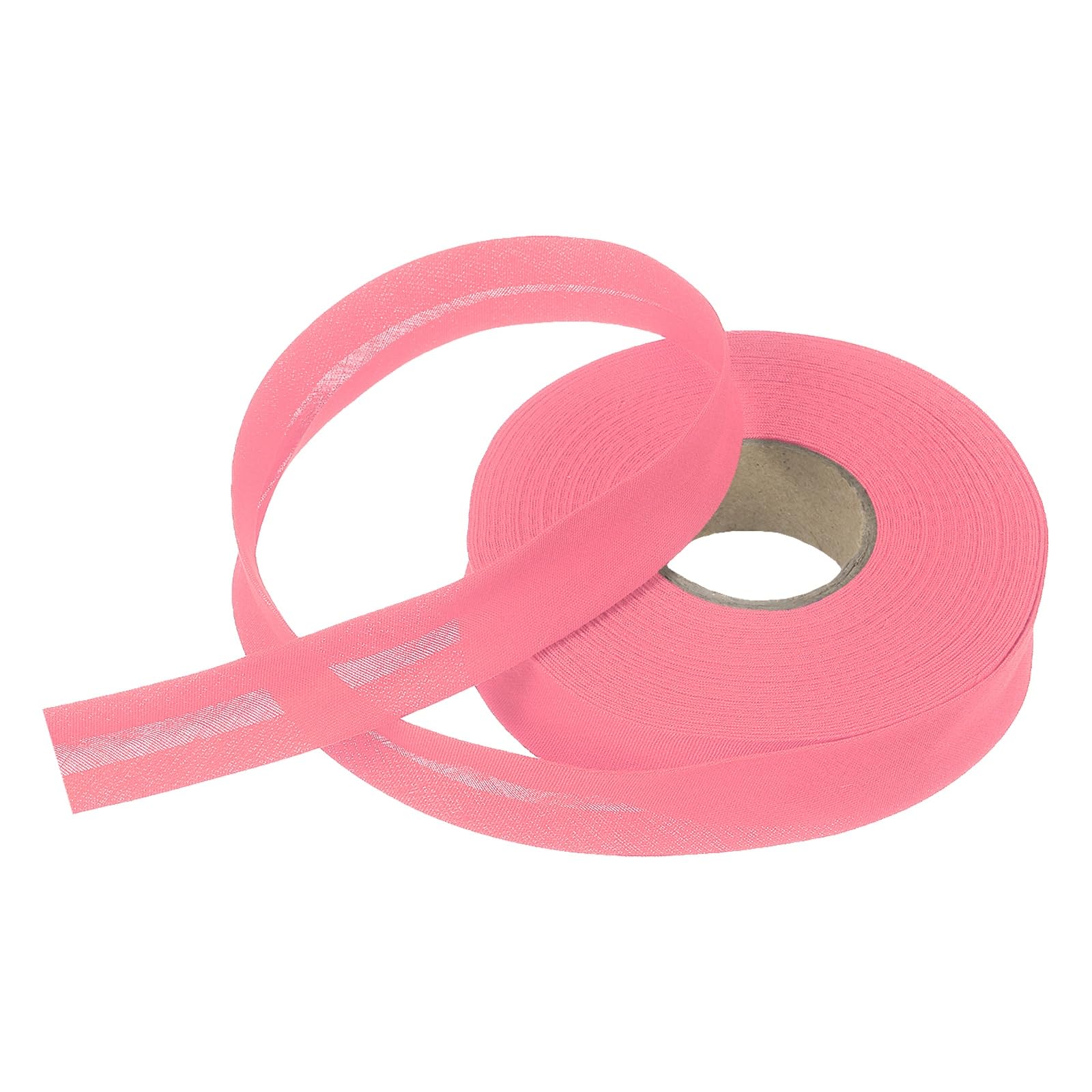 sourcing map 3/4 Inch Single Fold Bias Tape Polyester Continuous Bulk Bias Tape for Sewing,Seaming Quilting Hemming Binding Crafts (Watermelon Red 15 Yards) โ image 1