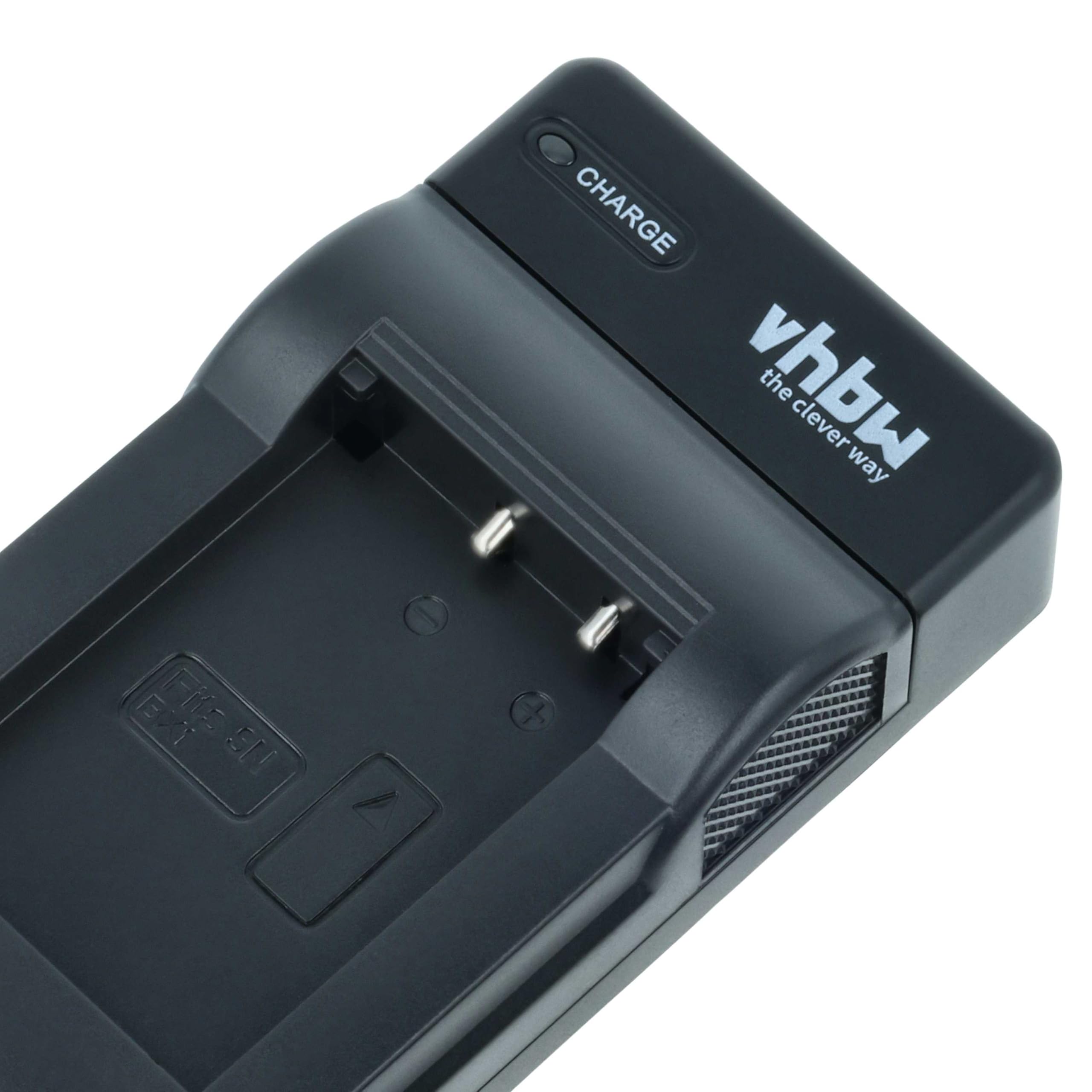 vhbw caricatore USB-C compatibile con Sony Cybershot DSC-H400, DSC-HX300, DSC-H400V, DSC-HX350 camera + cavo USB-C + LED