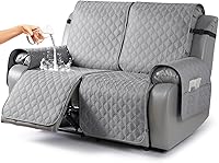 Vista 43 de TAOCOCO Fundas reclinables 100% impermeables, fundas de sofá reclinable con correas para las piernas, funda de sofá reclinable reversible para silla