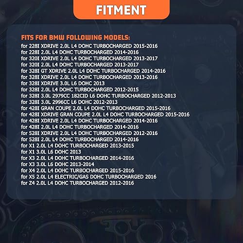 Miniatura 3 de Kit de cadena de distribución del motor N20B20A Traje N20 Motor aplicado para 125i 220i 328i 428i 320 X1 Z4 F10 2.0L L4 Piezas del mercado de