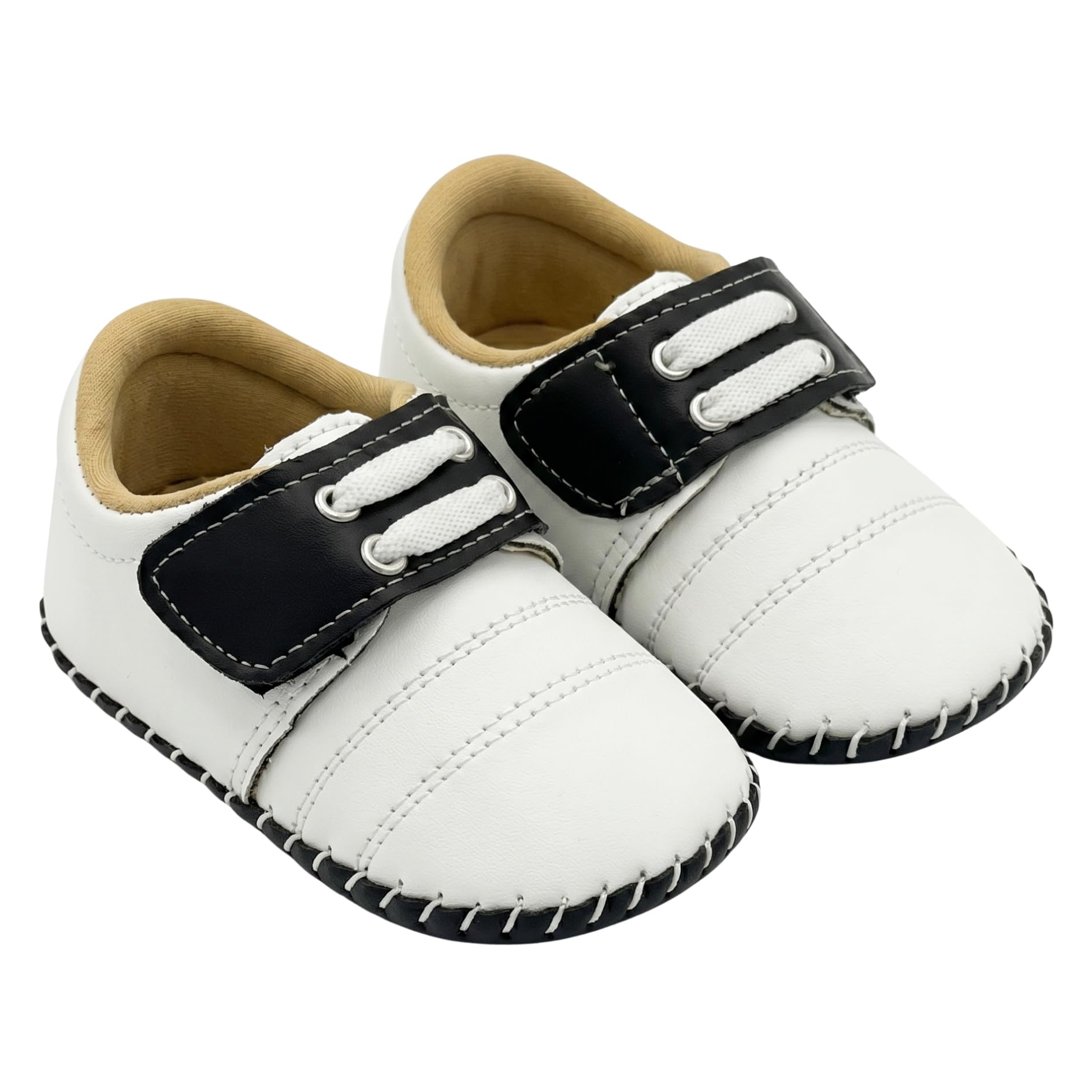 Party Shoes for Baby Boys (6-12 Months) | Lightweight & Flexible Shoes with Velcro Closure | Soft, Comfortable and Breathable Cotton Material | Premium Look Perfect for Parties, Weddings, Birthdays, Photoshoots, Special Occasions-image-17