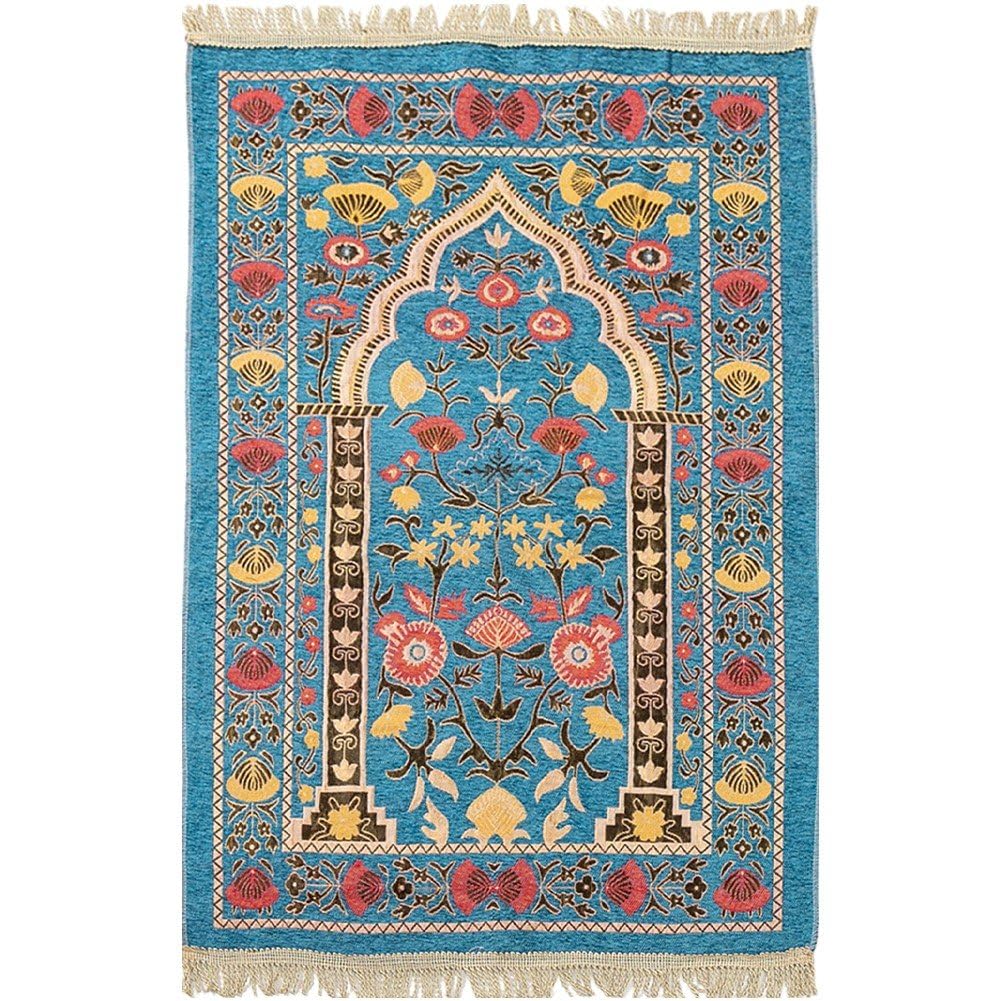 Tapis de prière du Ramadan pliable et transportable pour homme, femme et enfant