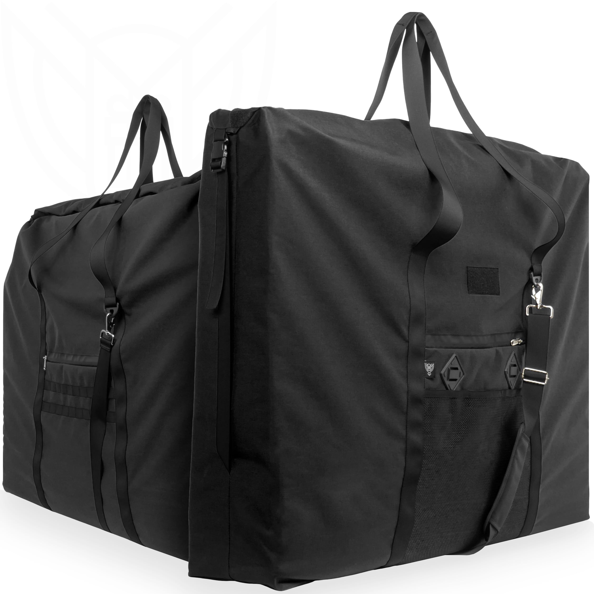 Xtreme Sight Line ~ G SØLAR 180 Faraday Bag for Solar Panels and Large Electronics ~ Protects Against EMP/CME/EMF/RF ~ Diamond Form Farday Lined ~ 1680D Ballistic Nylon Exterior ~ Black-image-12