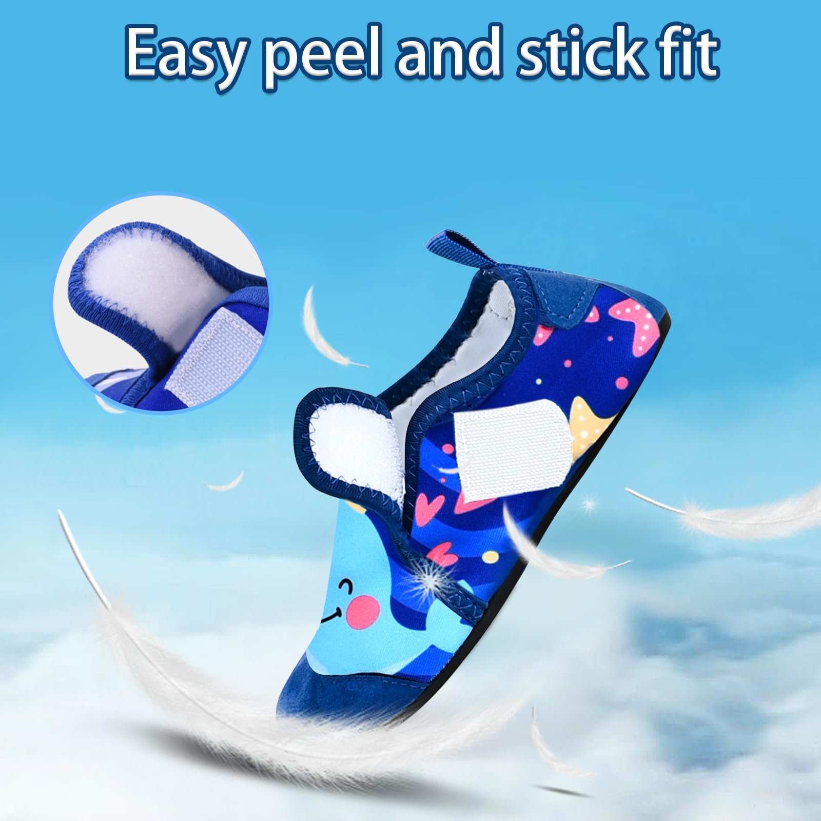 IEEILULU Zapatos Barefoot Niños, Calcetines Piscina Niño, Secado Rápido para Niños y Niñas para Playas, Piscinas, Parques Acuáticos