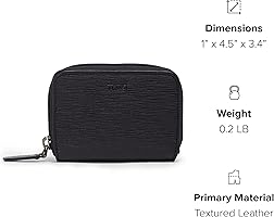 Amazon.com: TUMI - Nassau Zip-Around Card Case - Leather Card