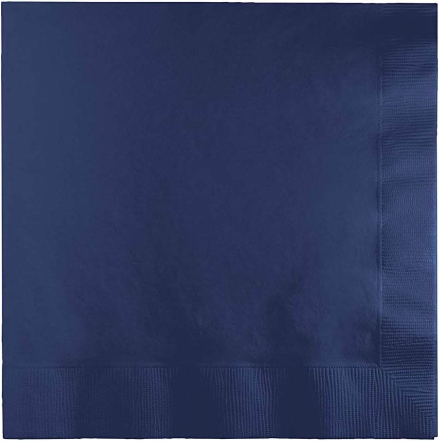Navy Blue Dinner Napkins 3 ply, 75 ct + Free Shipping