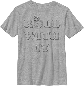STAR WARS Boys The Last Jedi BB-8 Roll T-Shirt