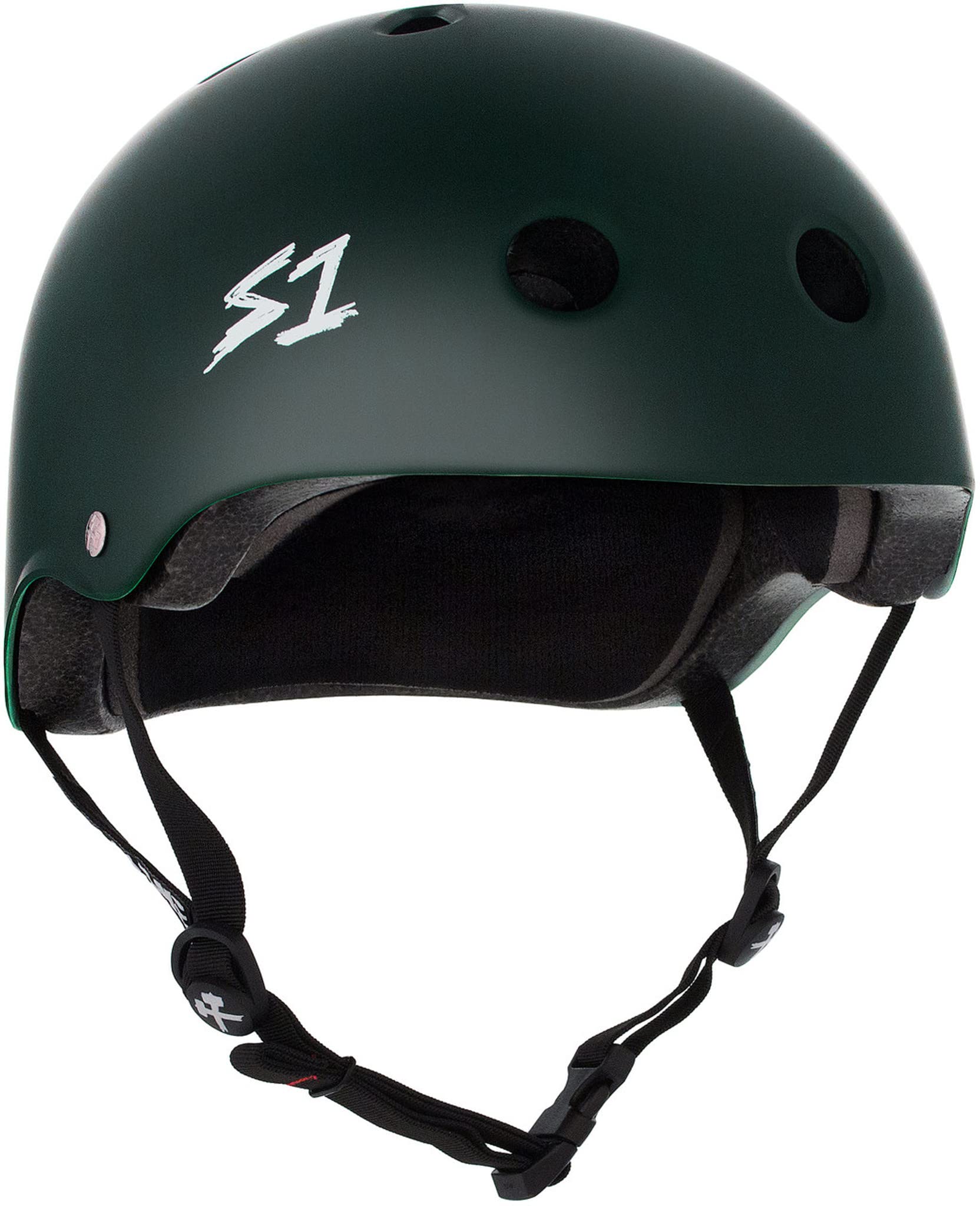 S1 Lifer Helmet for Skateboarding, BMX, and Roller Skating - EPS Fusion Foam, CPSC & ASTM Certified - Dark Green Matte XXX-Large (59.4 cm) — image 1