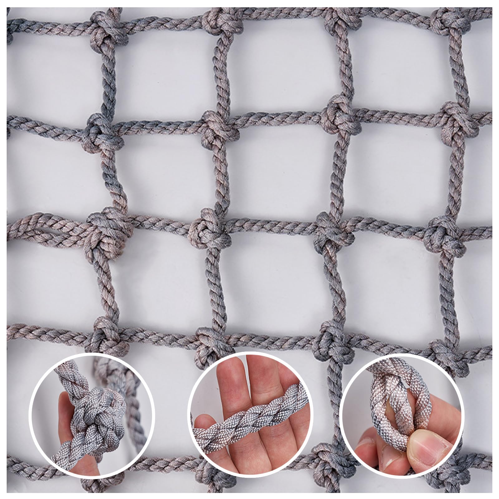 Rete da Arrampicata per Parco Giochi all'aperto per Bambini, Scala di Corda per Giocare in casa e all'aperto, Rete di Allenamento Resistente per Struttura di Arrampicata, Dimensioni 10 x 16,
