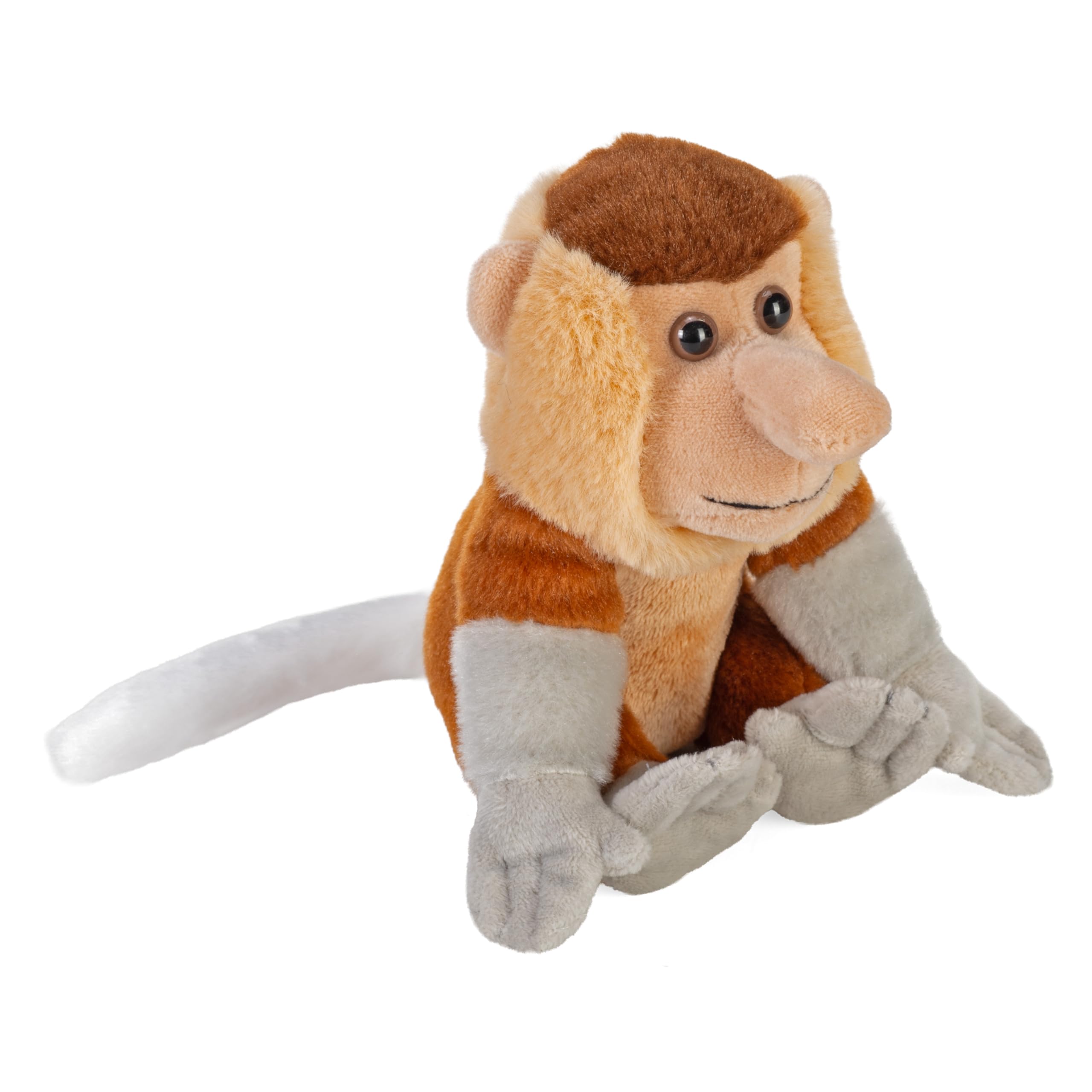 Wild Republic Pocketkins Eco Proboscis Monkey, Stuffed Animal, 5 Inches, Plush Toy, Fill is Spun Recycled Water Bottles