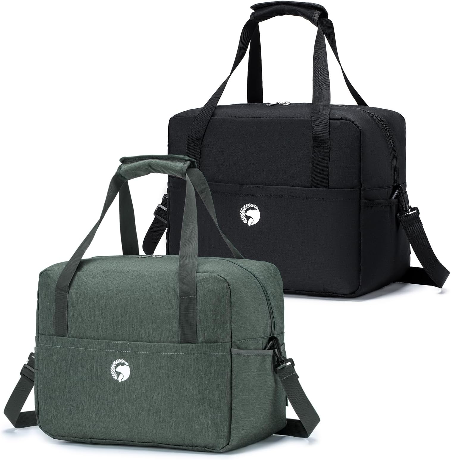 SPAHER for Ryanair Cabin Bags 40x30x20 Underseat Wizzair Carry on Hand Luggage Foldable Travel Duffel Bag Women Men 25L Holdall Tote for Travel Overnight Hospital Weekend with Wet Pocket