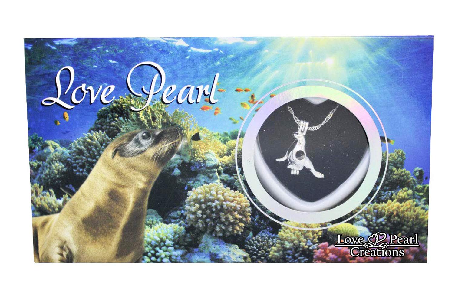 Love Pearl Creations Animals Wish Kit with Pendant Necklace (Sea Lion)