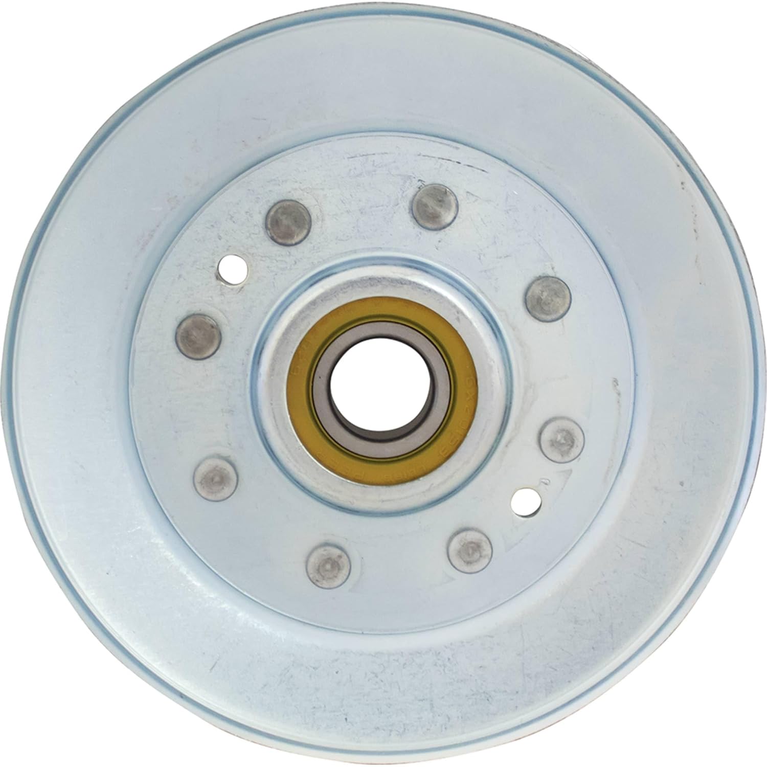 Stens 275-891 Heavy-Duty V-Idler Compatible with/Replacement for John Deere AM136357, Cast Iron, 1 ID, 5 Width, Silver