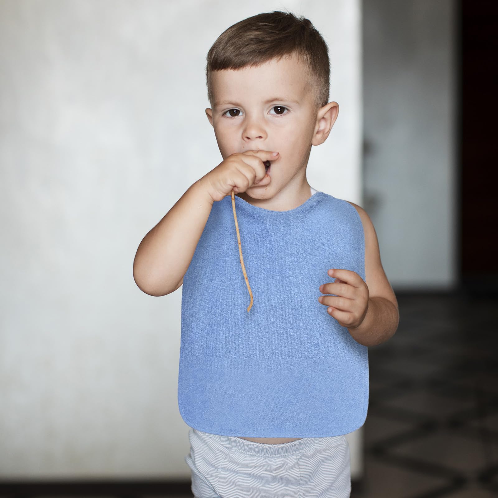 SLOSH Bavaglini Impermeabili con Elastica Elastico Bavaglino Impermeabile per Asilo Bavaglini Grandi Lavabili Panno per Ruttino Pappa Svezzamento per Bambini 0 a 3 Anni