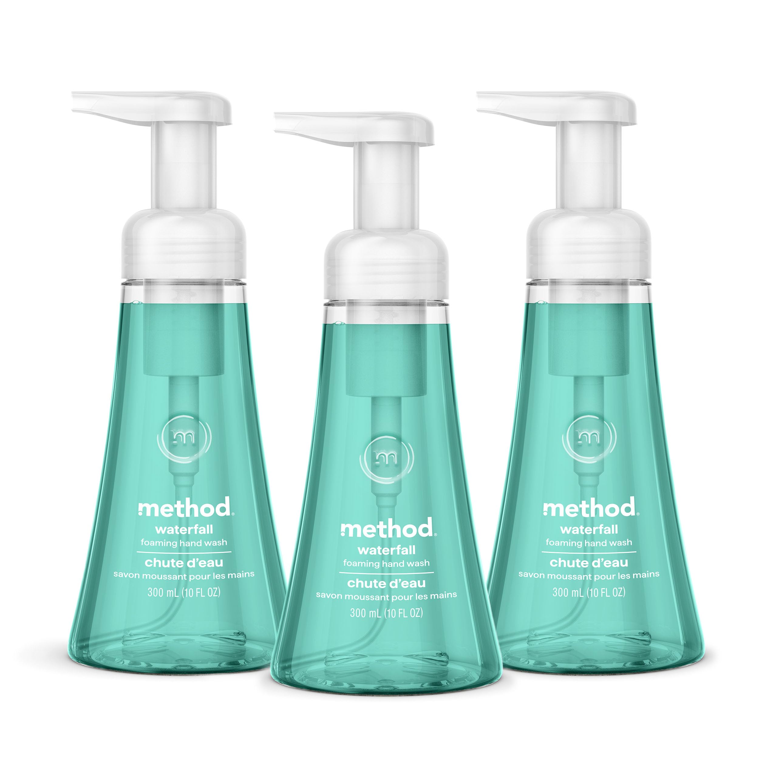 method Foaming Hand Wash, Waterfall, 10 fl oz, 3 pack