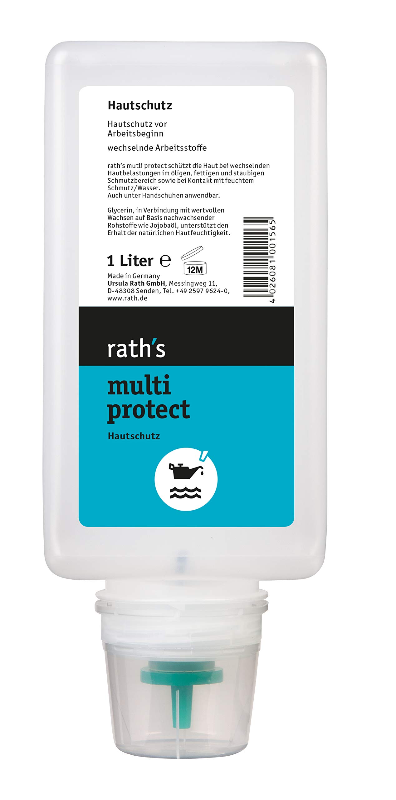 rath's Wandspender Kunststoff 1225 - für 1- und 2-Liter-Softflaschen