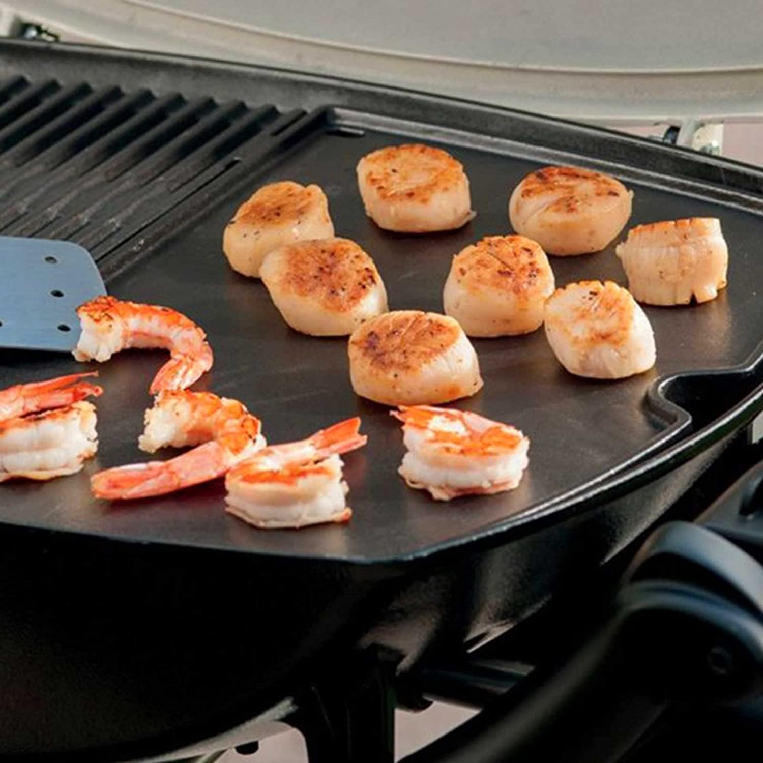 6558 Piastra in ghisa per Weber Q1000, Q1200, Q1400, Q100, Q120, Q140, piastra di cottura in ghisa - parti e accessori, 32 x 22 cm