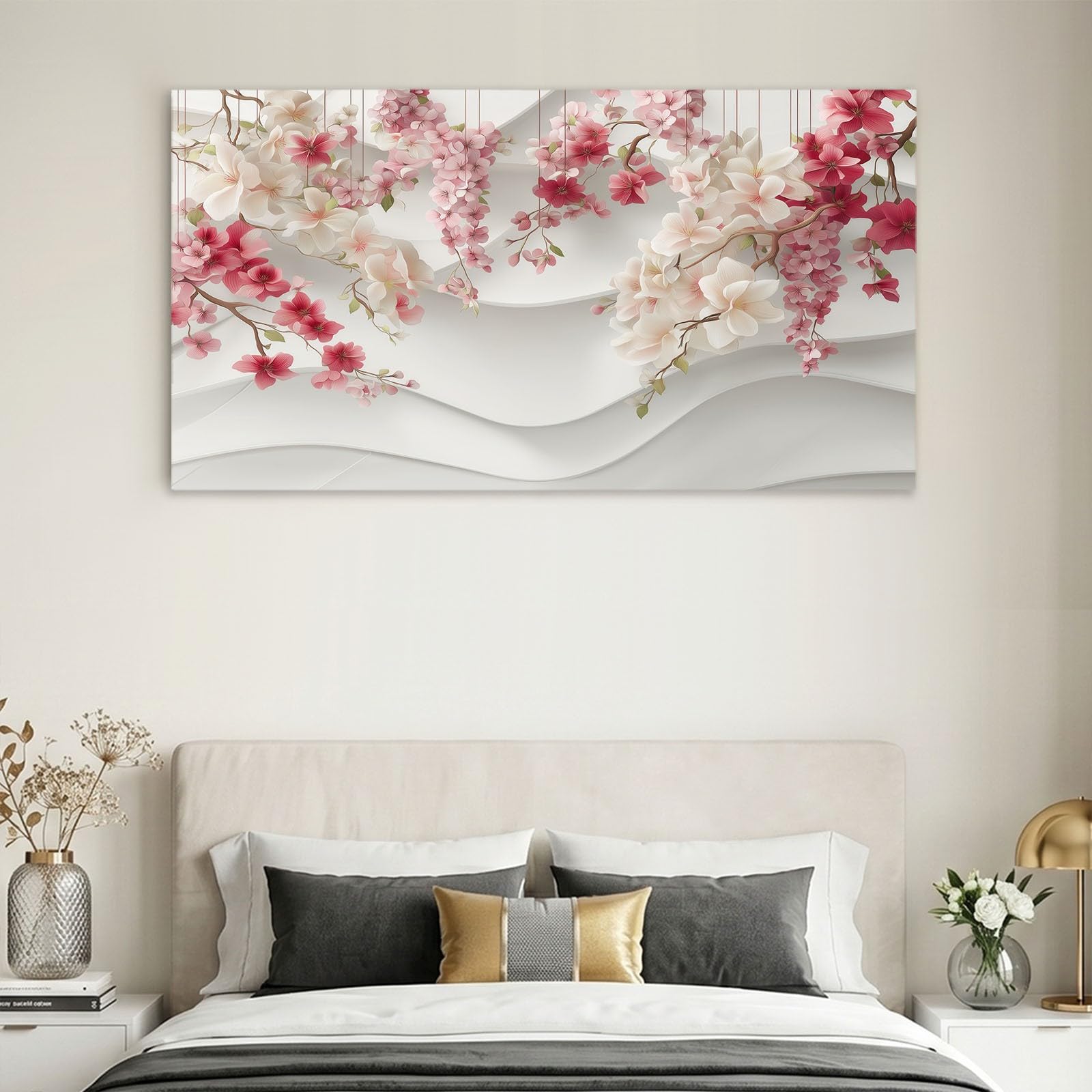 Impression sur Toile Peinture Tableau Mural Relief Plâtre Moderne 3D