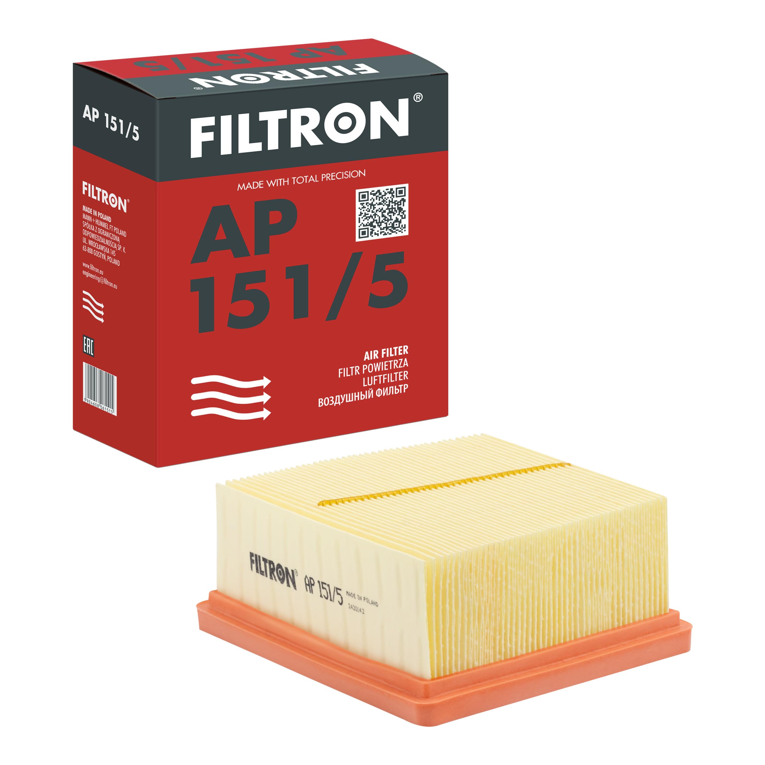 AP 151/5 FILTRON AIR FILTER FOR FORD FORD AUSTRALIA MAZDA