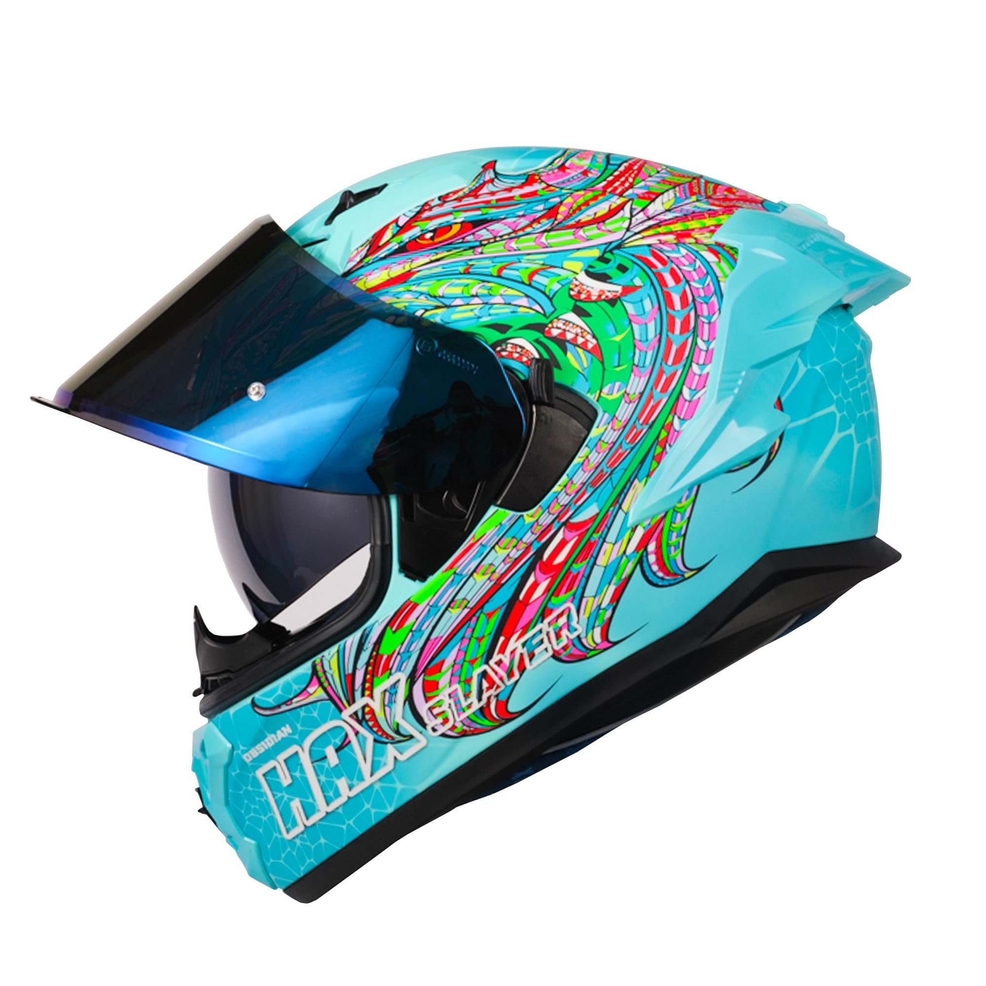 Amazon.com: HAX Obsidian Pro Full Face Dual Visor Adult