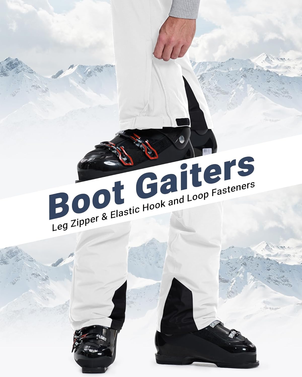 33,000ft Mens Snow Ski Pants Waterproof Insulated Snowboard Pants for Winter - Image 6