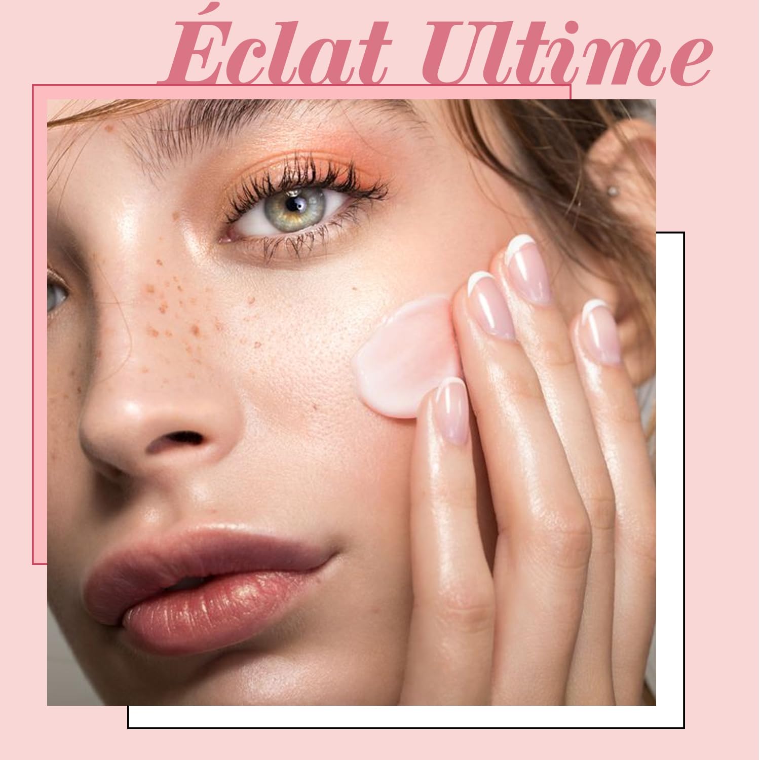 Touch in Sol Pretty Filter Glassy Skin Balm Primer 1.05 oz. – Skin Smooth Moisturizing Primer before Makeup - Natural Glow Face Cream Moisturizer with Shea Butter and Rose Flower Water