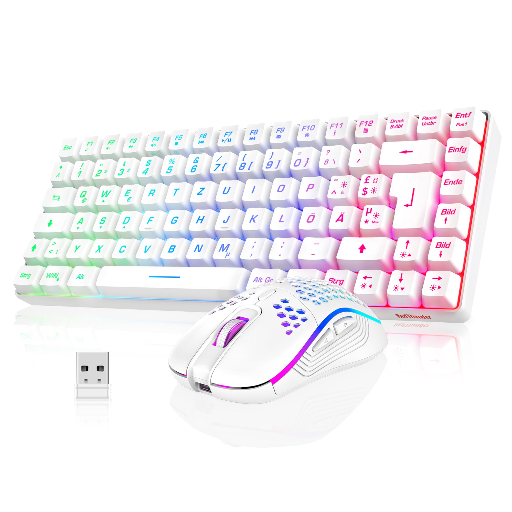 input.txt:
RedThunder K84 Wireless Gaming Keyboard and Mouse Set, QWERTZ DE Layout, Rechargeable Ultra Lightweight Honeycomb Structure for PC MAC PS5 Xbox Gamer [White Version 2024]

output.txt:
tastiera wireless gaming redthunder per pc ps5 xbox con mouse e struttura honeycomb leggera