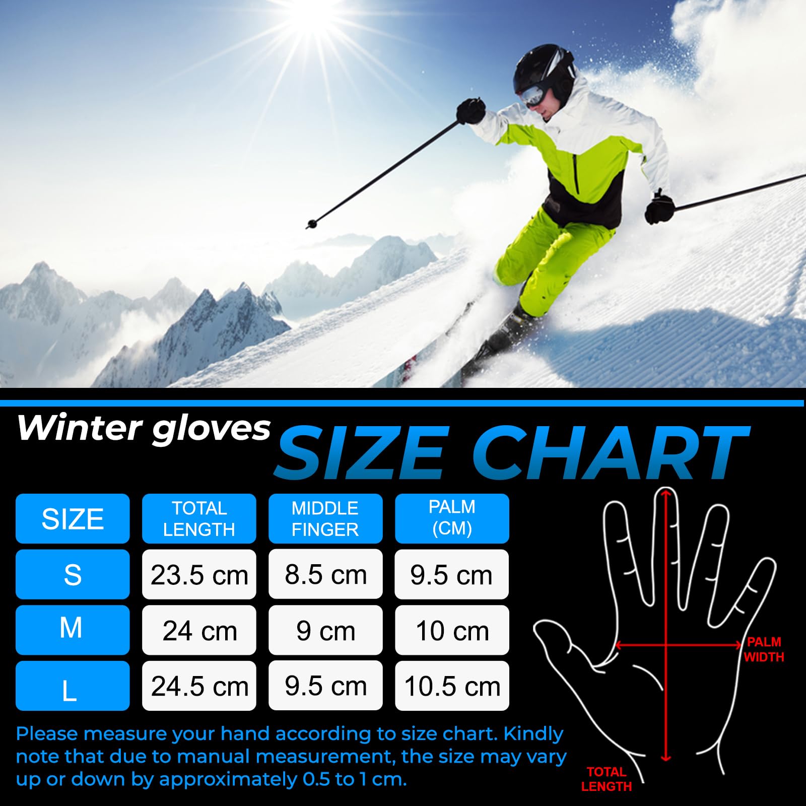 Guanti da corsa e ciclismo, invernali, da uomo e da donna, termici, per guidare e fare sport, adatti per touchscreen, presa antiscivolo e antiurto, fodera in pile ispessito, antivento, per attività all’aperto ed escursioni